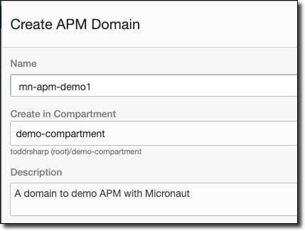 Micronaut Oracle Cloud